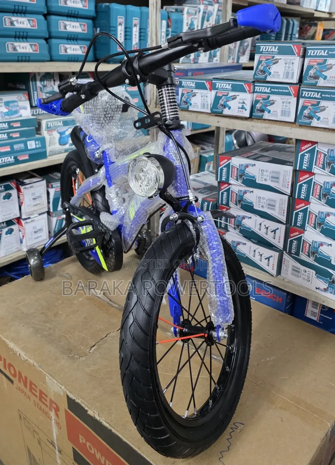 BMX-style Bike) With Training Wheels.