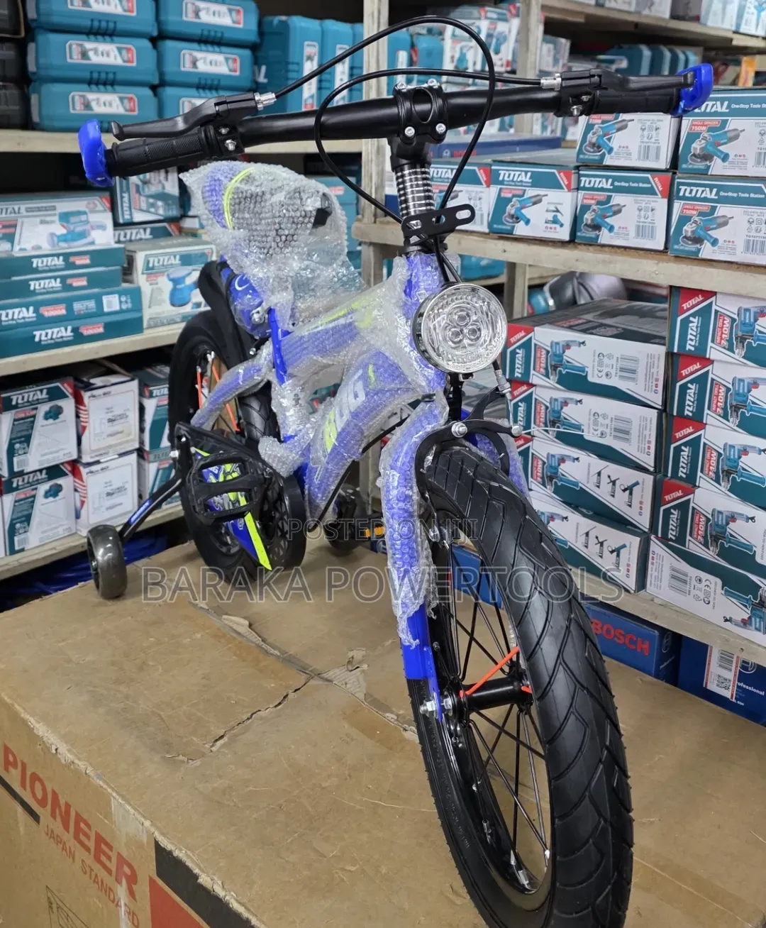 BMX-style Bike) With Training Wheels.