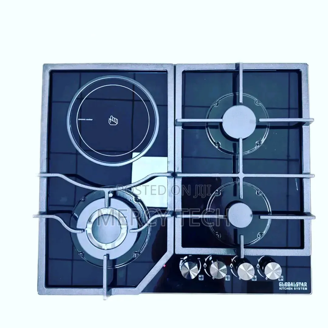 Globalstar GS-4G60 Gas Stove Hob (3+1)