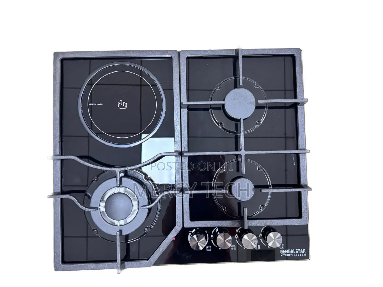 Globalstar GS-4G60 Gas Stove Hob (3+1)