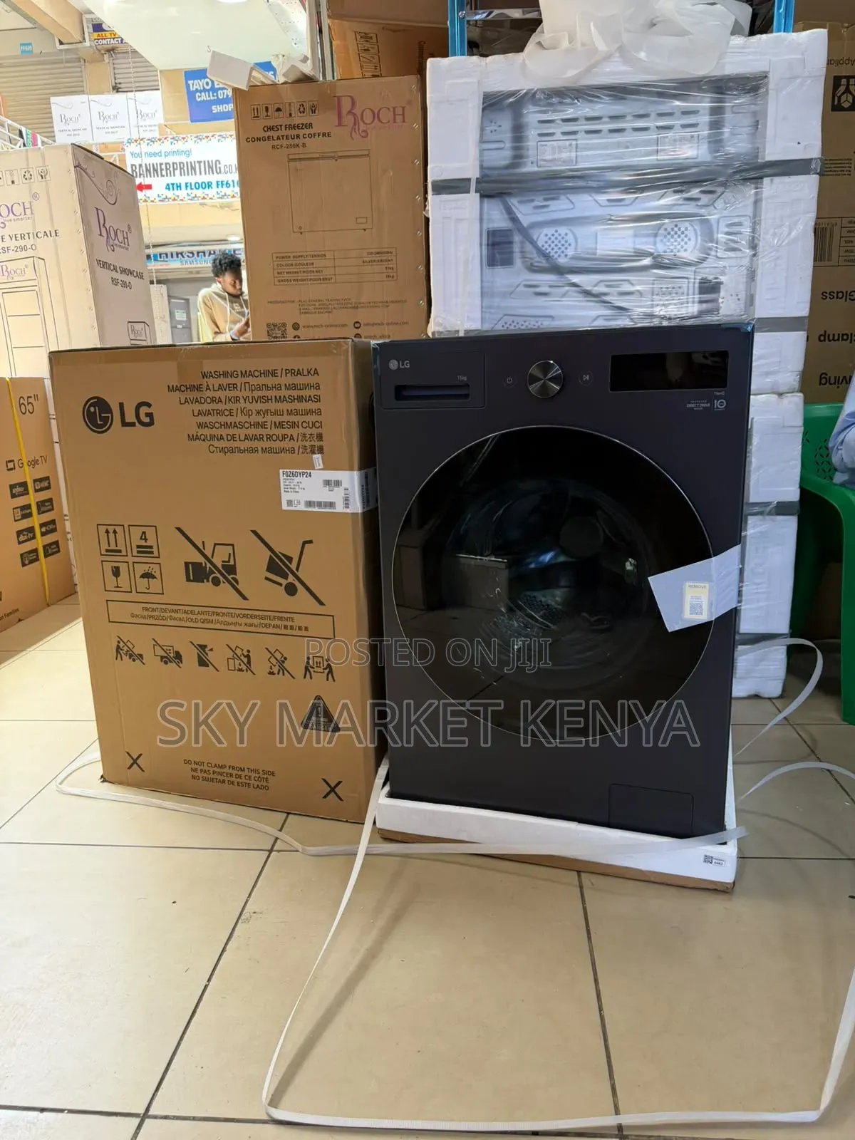 LG 15kg Front Load Wash and Spin