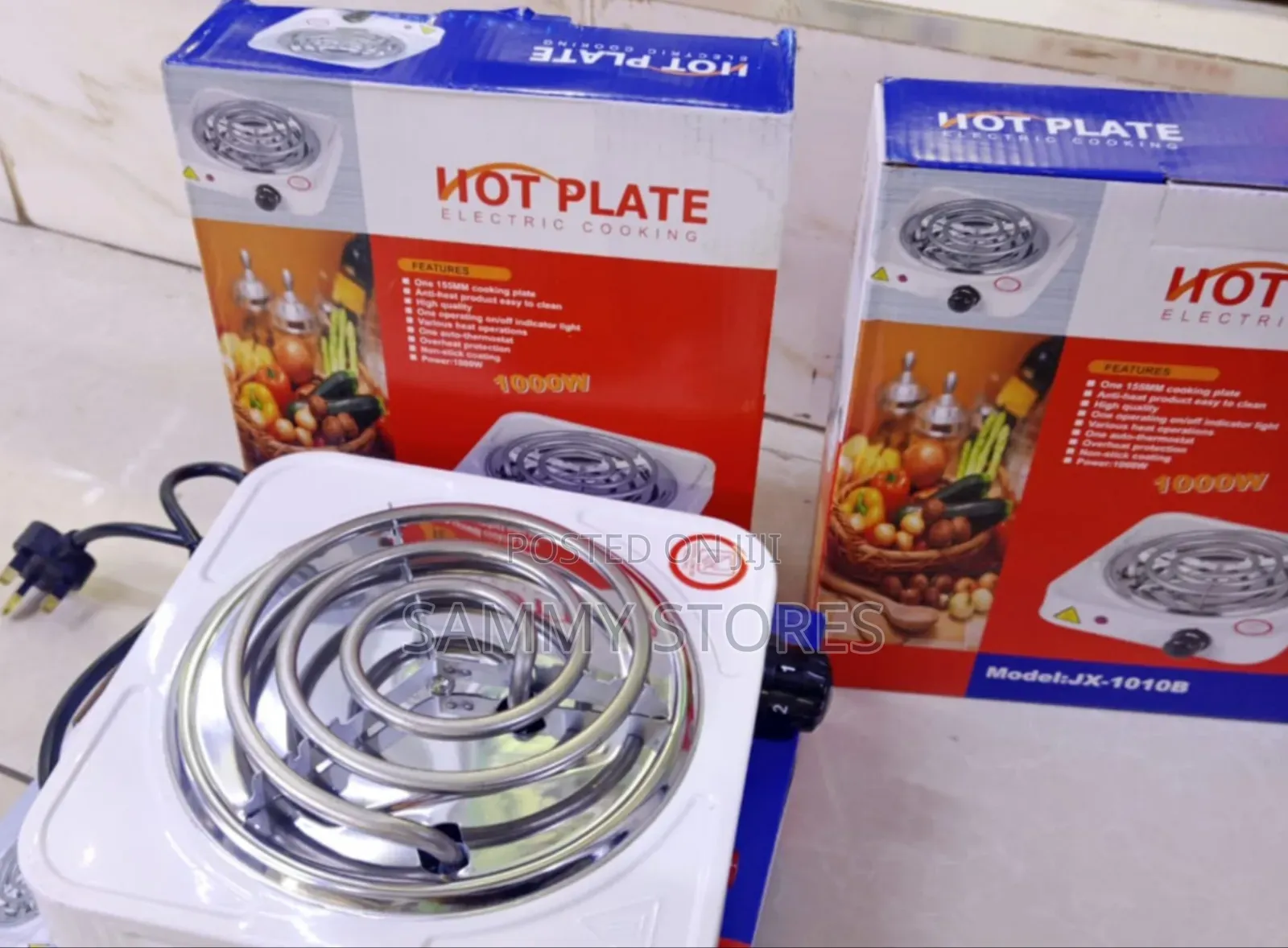 JX-1010B Portable Electric Cooking Stove 1000W