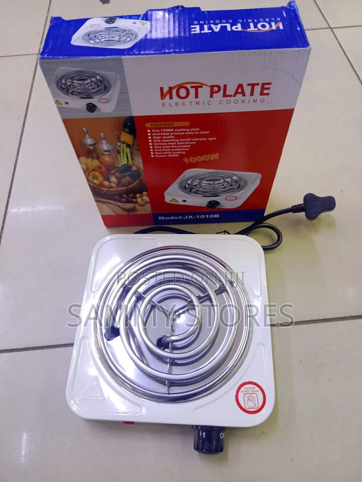 1000W Portable Electric Stove With Spiral Heating Element