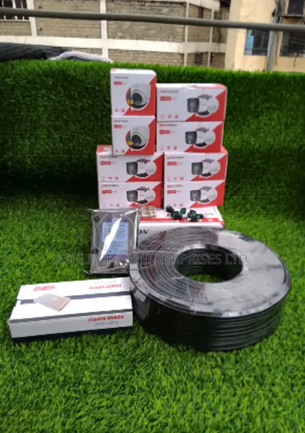 Hikvision 8 Camera HD CCTV Complete Security Solution