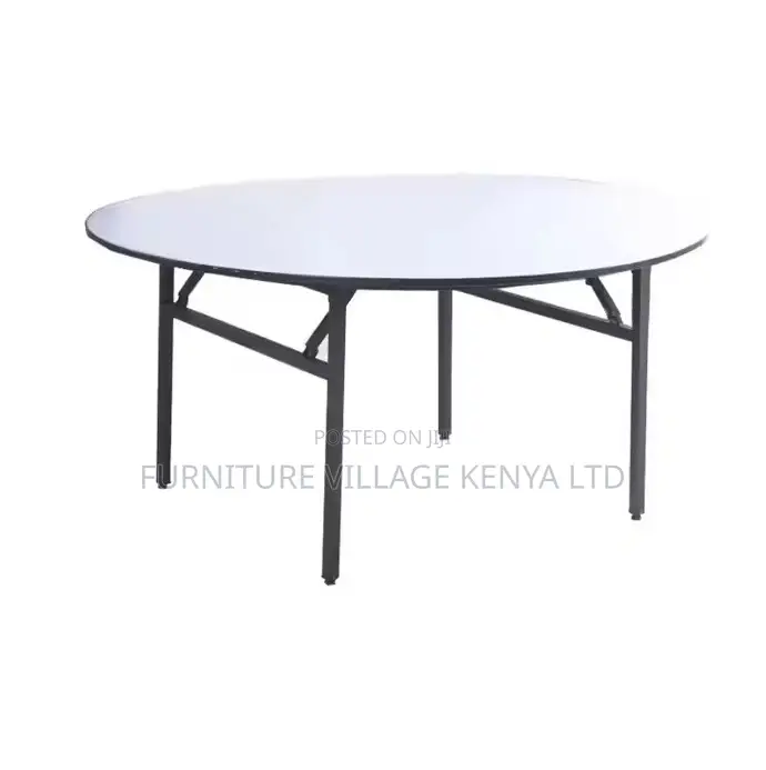 Meeting Table; Round Banquet Foldable Outdoor Meeting Table