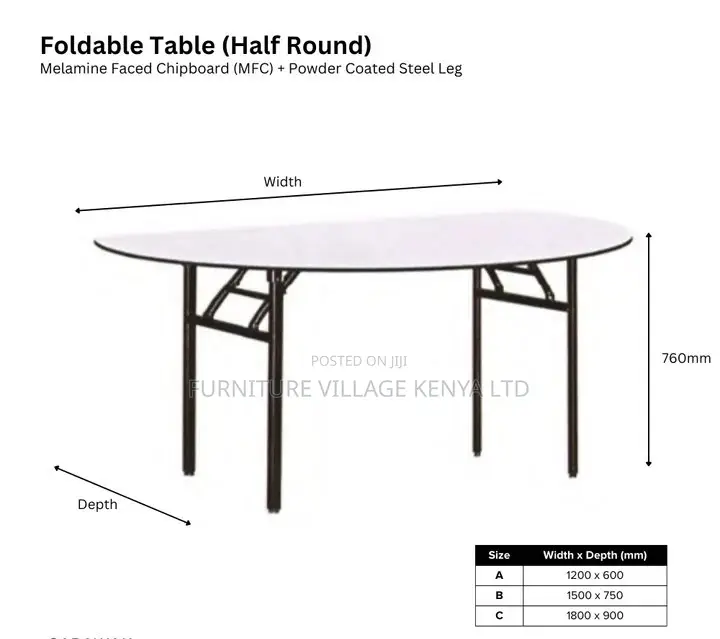 Meeting Table; Round Banquet Foldable Outdoor Meeting Table