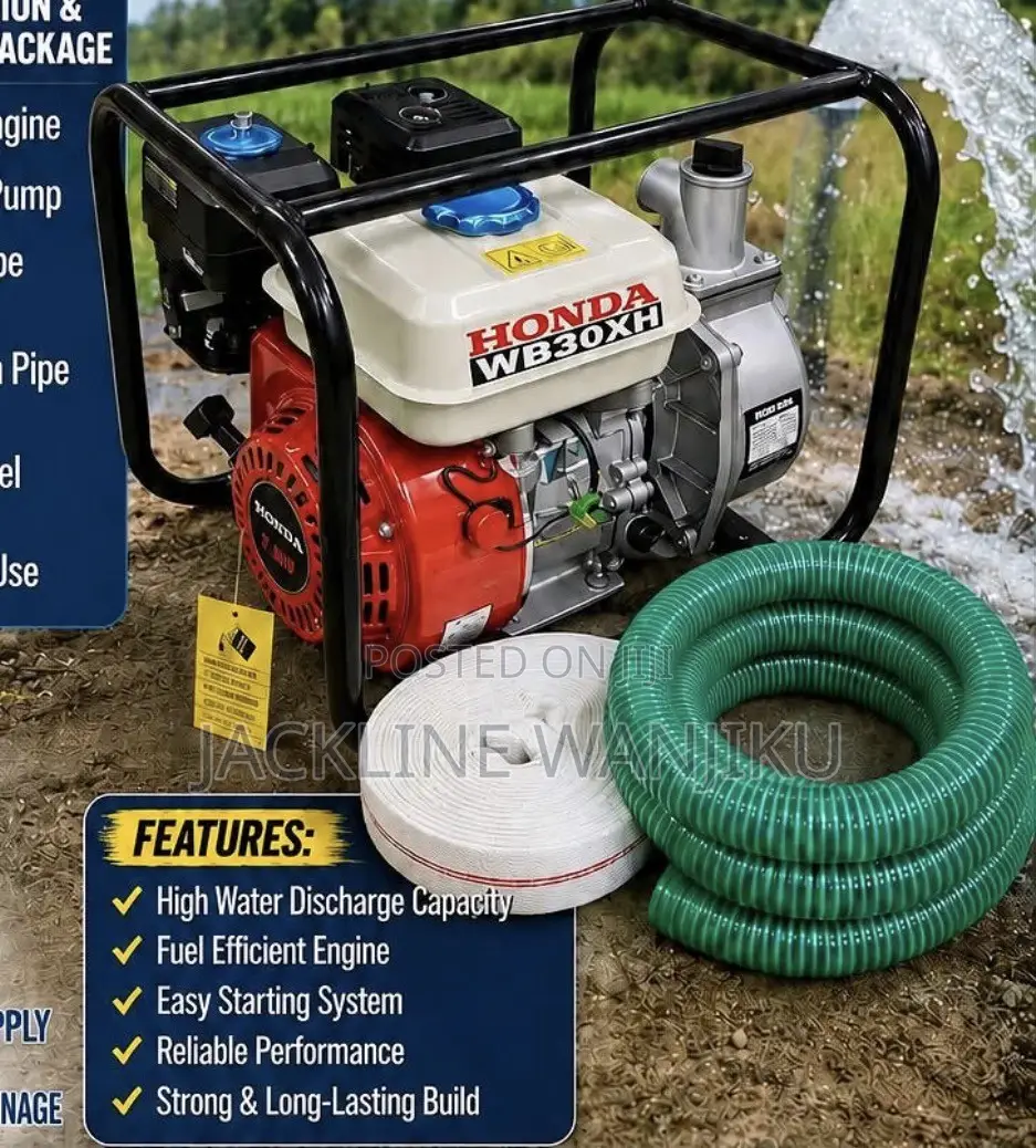 >Heavy Duty 3" 8.5hp Honda Petrol Water Pump With 3" Delivery Pipe