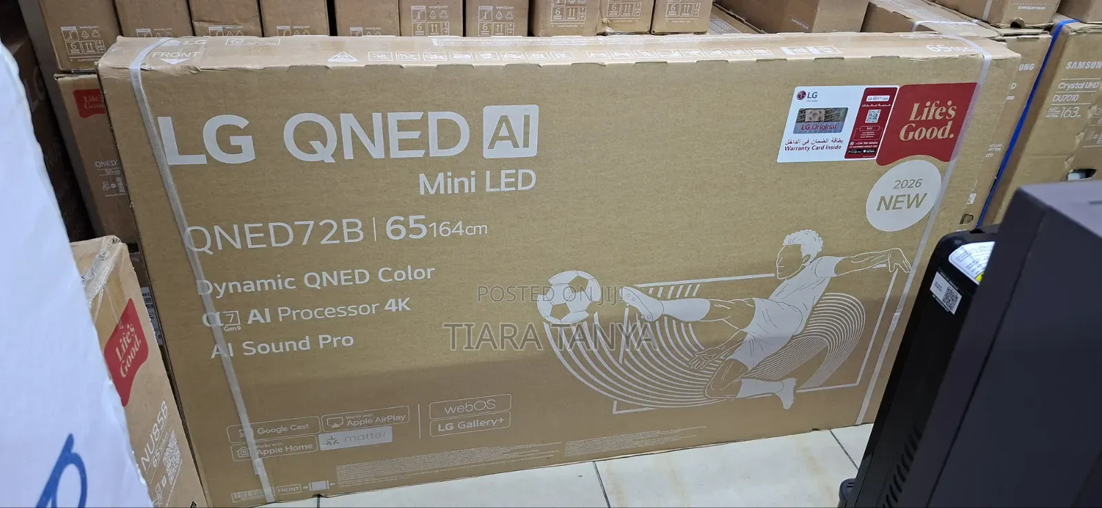 LG 65inch Qned72 Mini Led Ai Smart Television – 65qned72b6