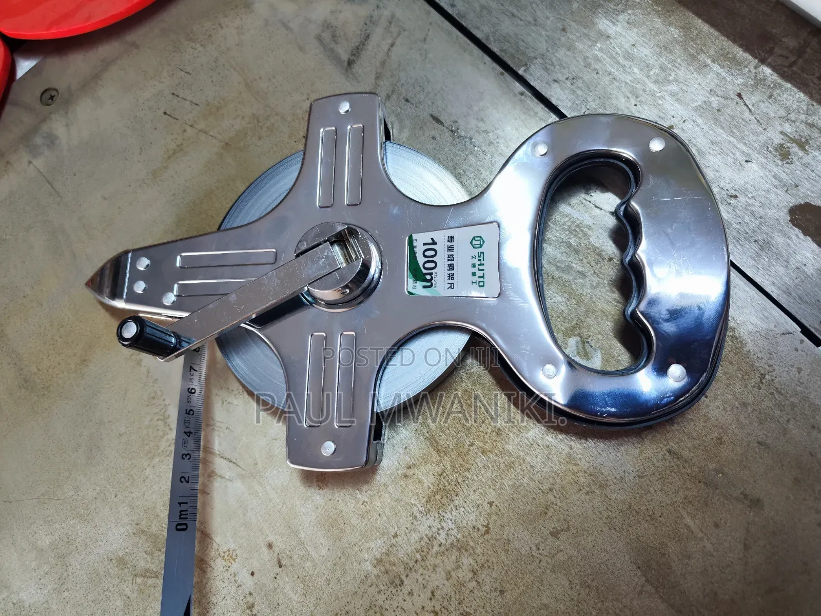 Heavy Duty Professional Tape Measure - 100m Stainless