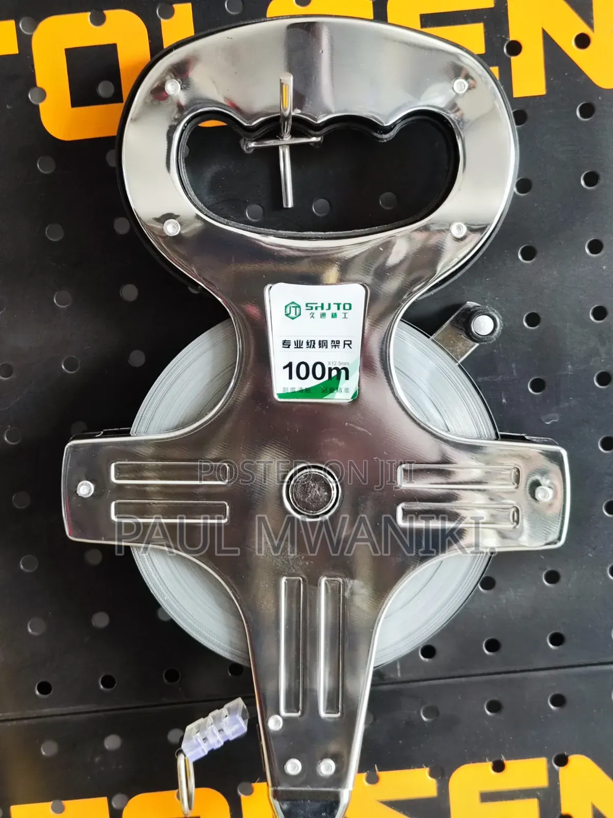 Heavy Duty Professional Tape Measure - 100m Stainless