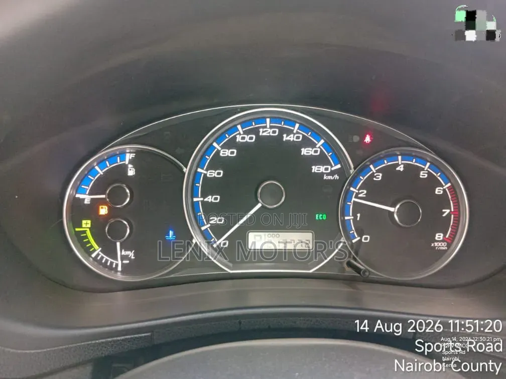 Subaru Exiga 2012 Silver