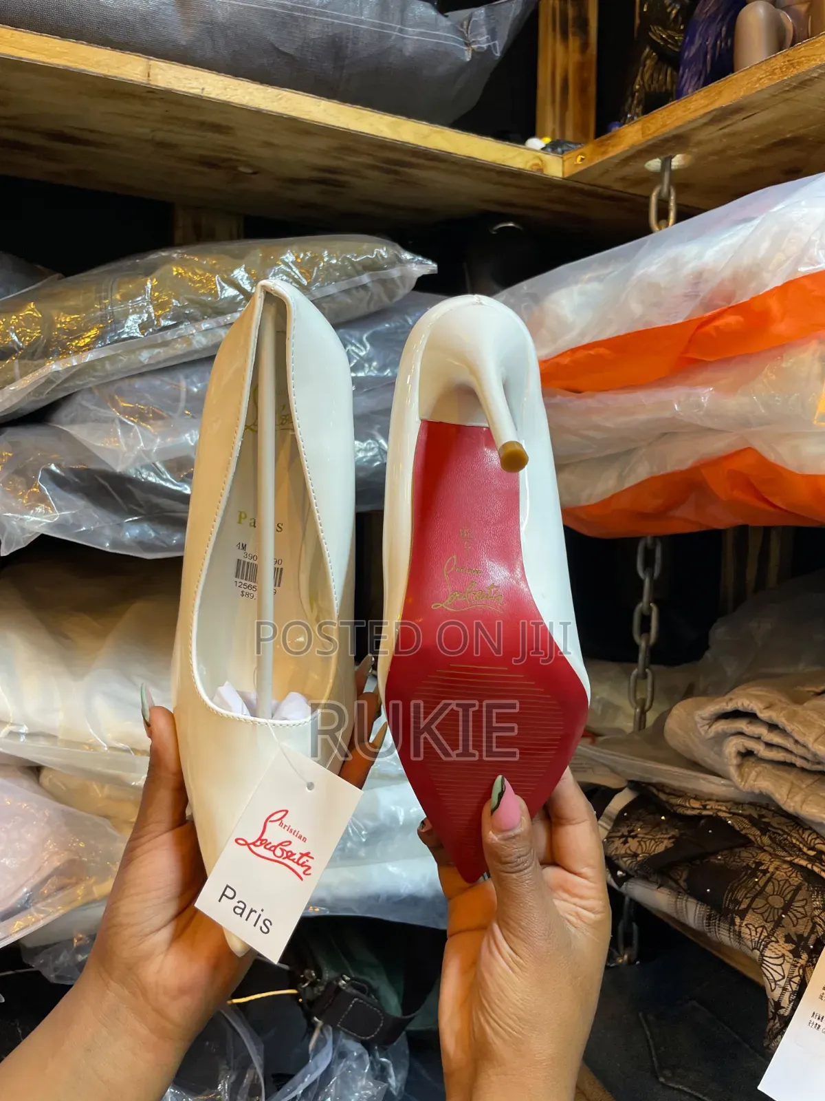 Red Bottom Heels Size 37-42 Colours Black Red White