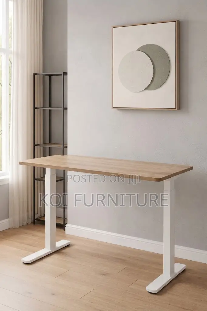 Office Desk; 1.2 Meters Electric Ample Adjustable Computer Desk