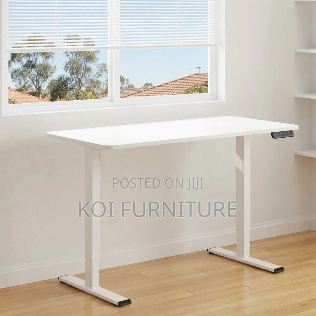 Office Desk; 1.2 Meters Electric Ample Adjustable Computer Desk