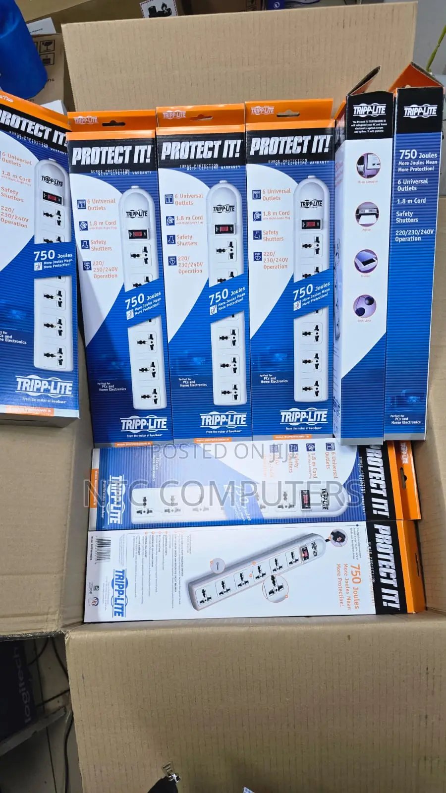 Tripp-Lite 6 Ways Extension