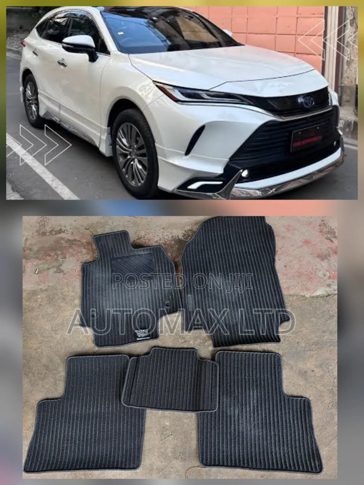MXUA80/85, Toyota Harrier, Yr2020+ Original Floor Mats (Ex-Japan)