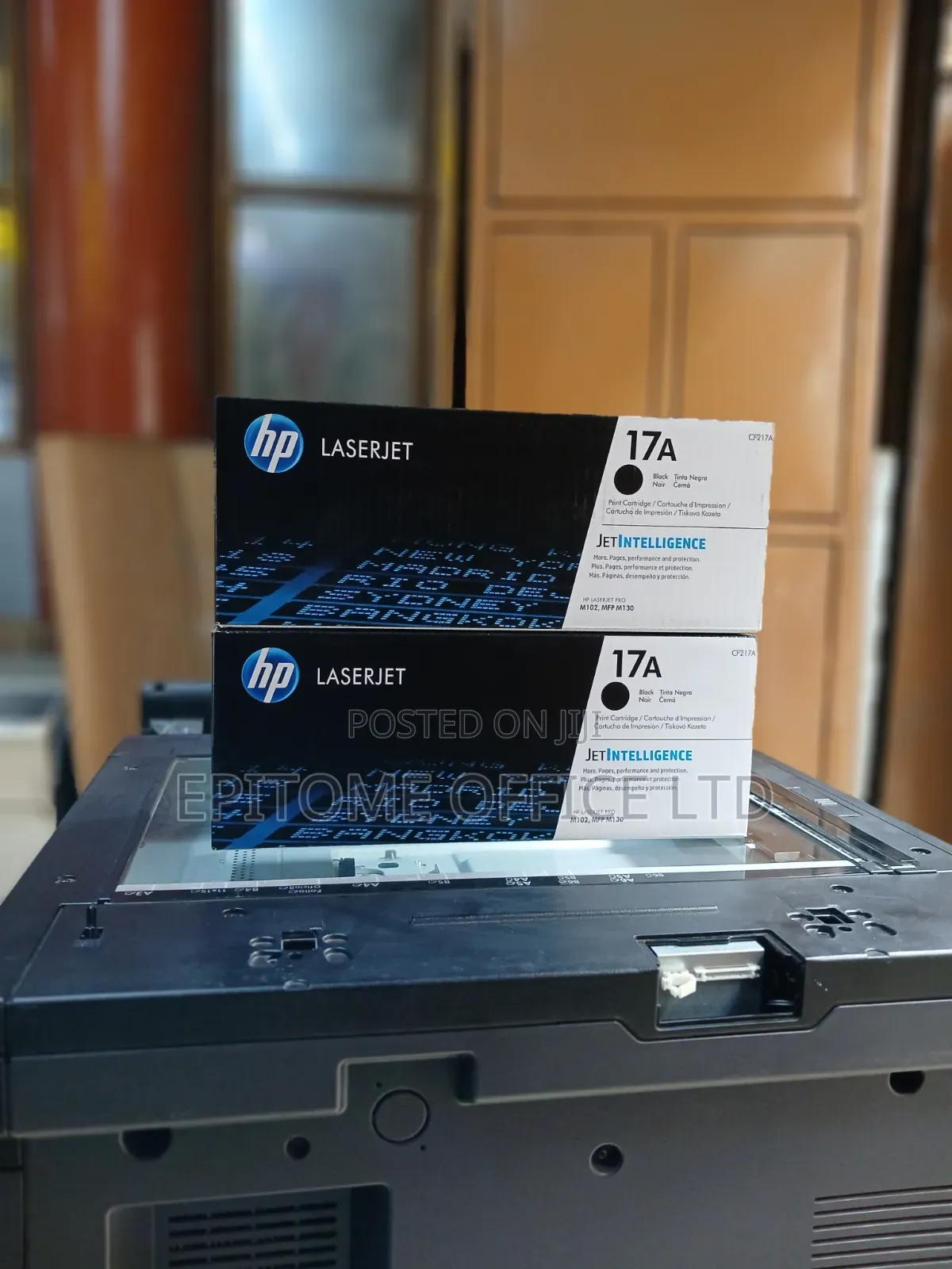 Clean HP 17A Toner
