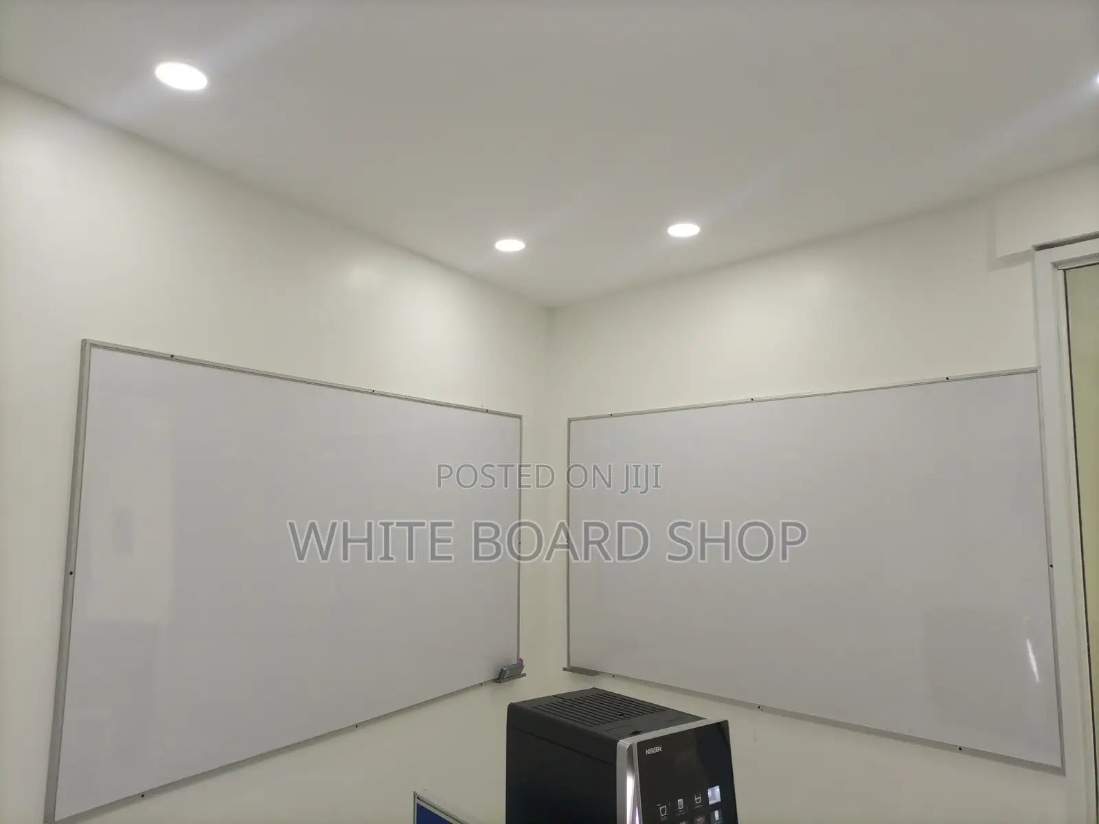 Dual Classroom Whiteboard 240cm X 120cm -12mm Thickness Imported