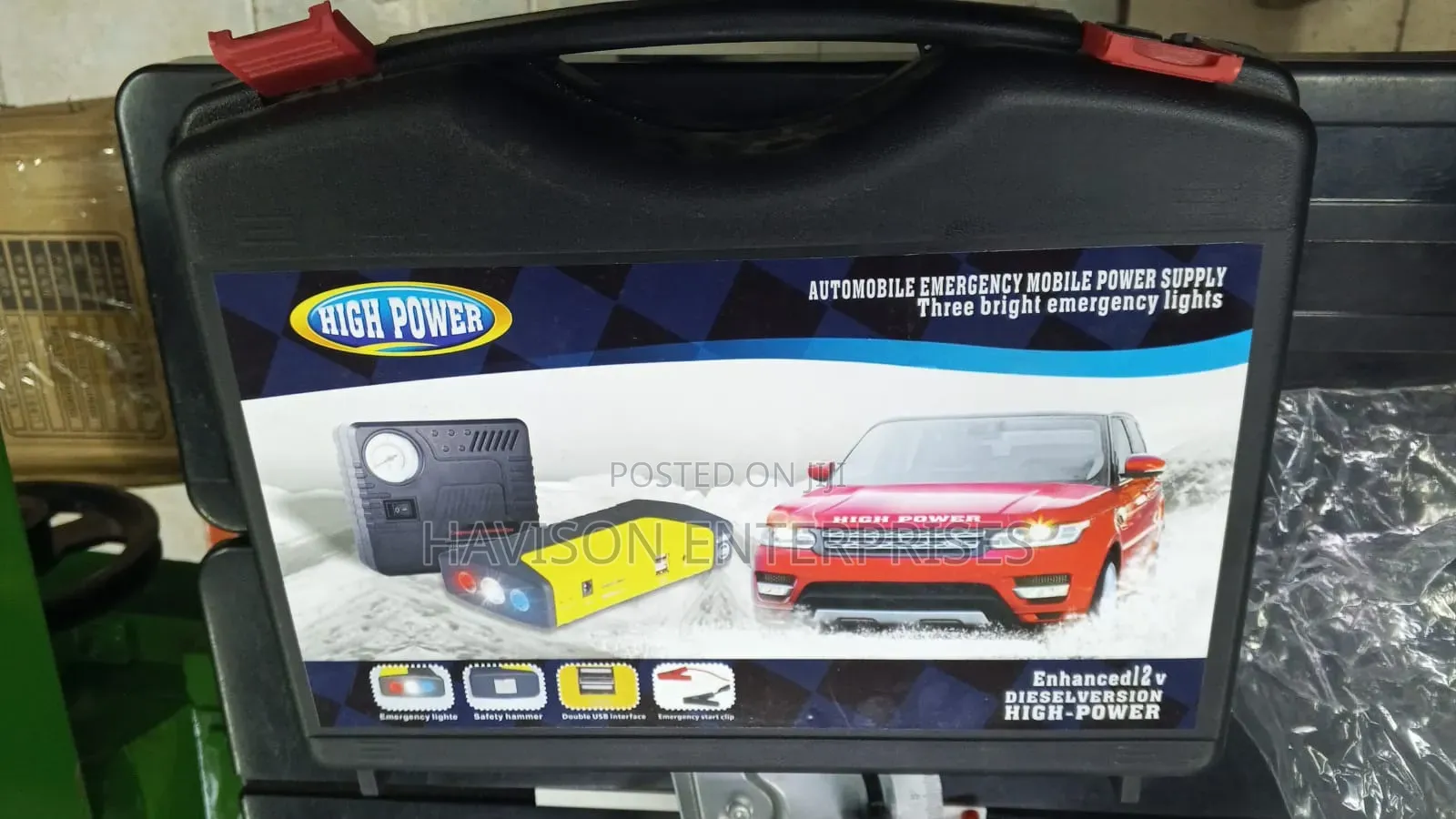 Mobile Car Jump Starter Battery Charger