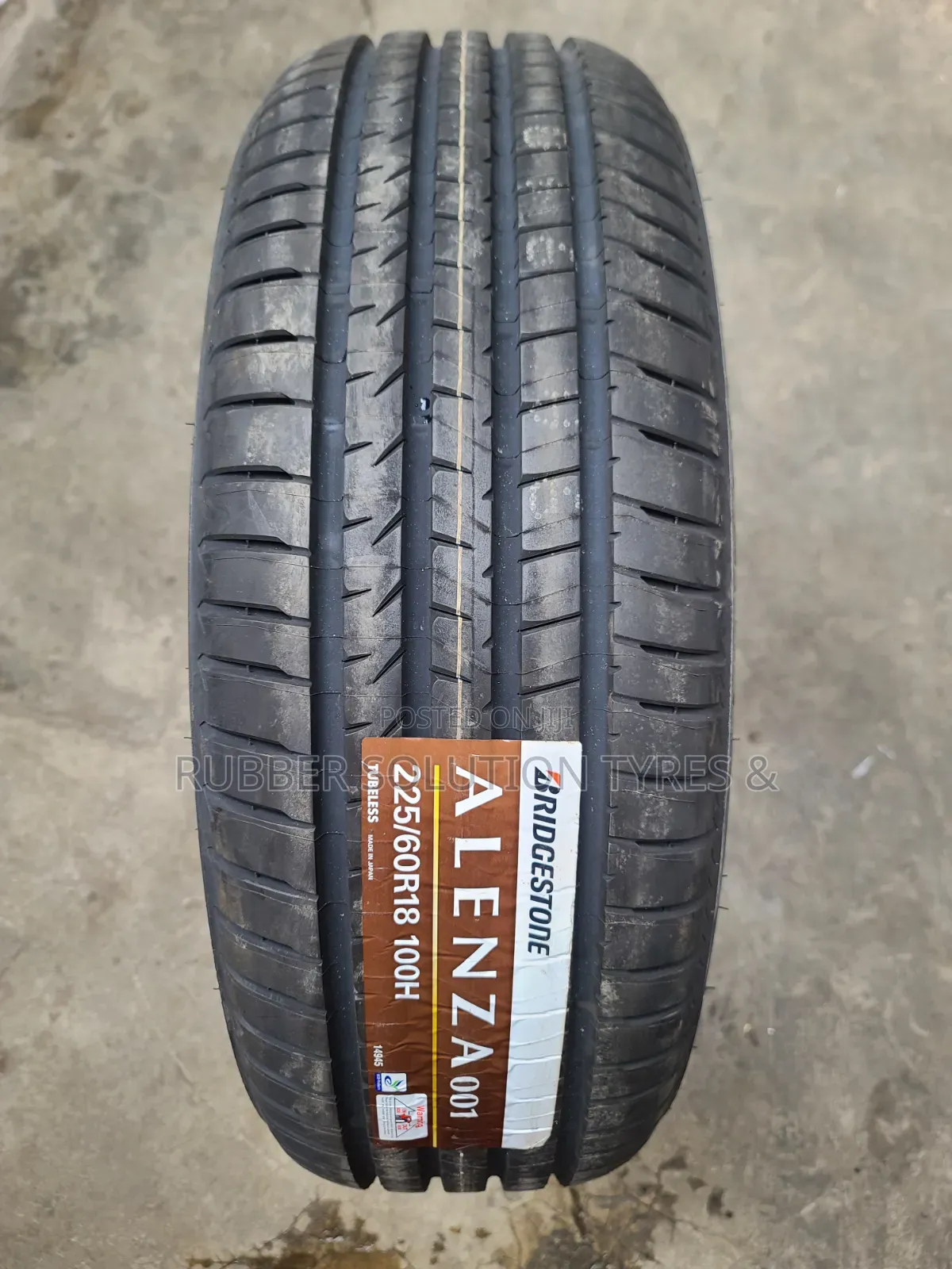 225 /60 R18 Bridgestone Tyres 100h Alenza Made in Japan