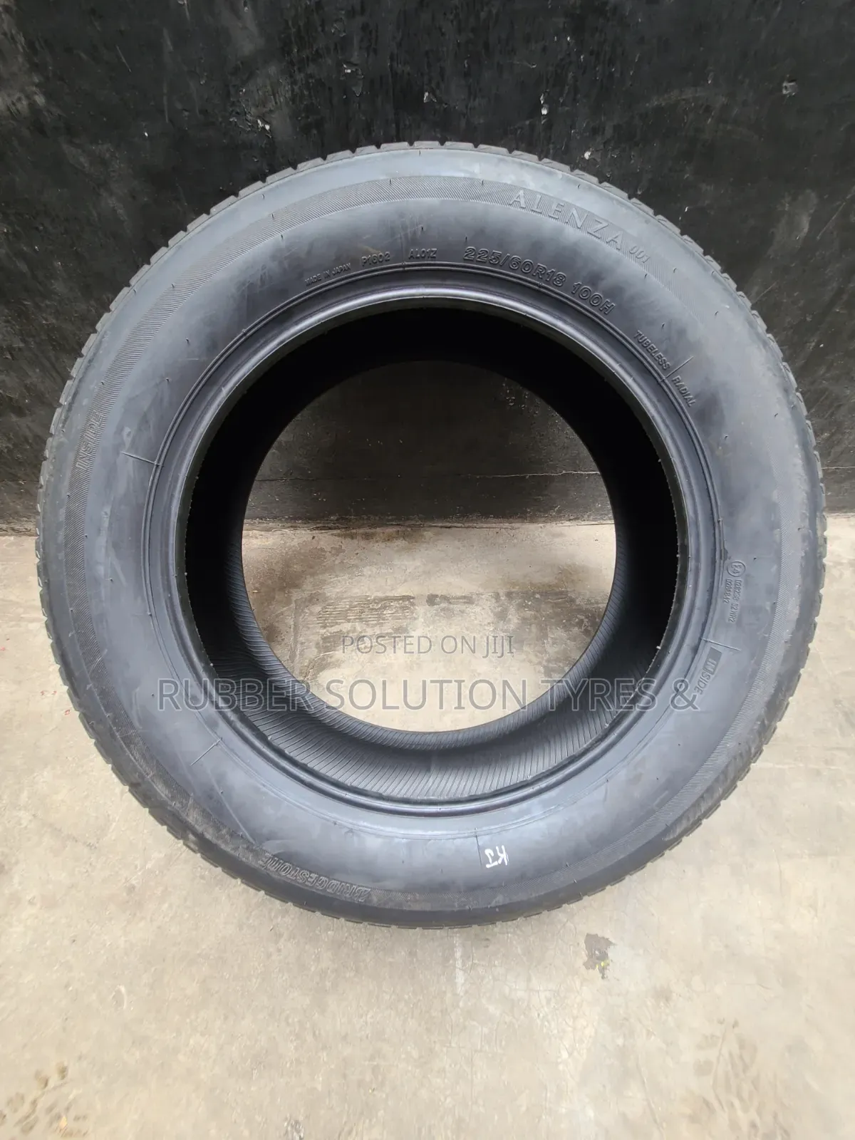 225 /60 R18 Bridgestone Tyres 100h Alenza Made in Japan