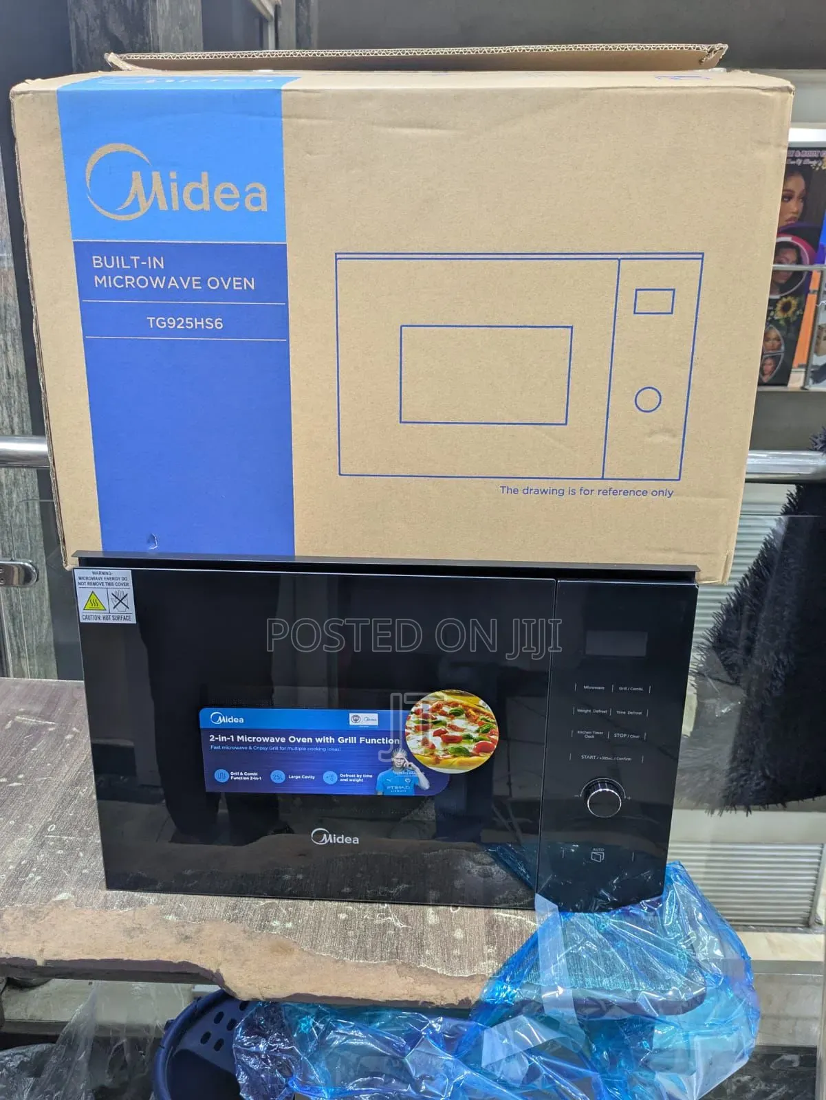 Midea 25L 900W Built in Microwave Oven AG925BVE-SS