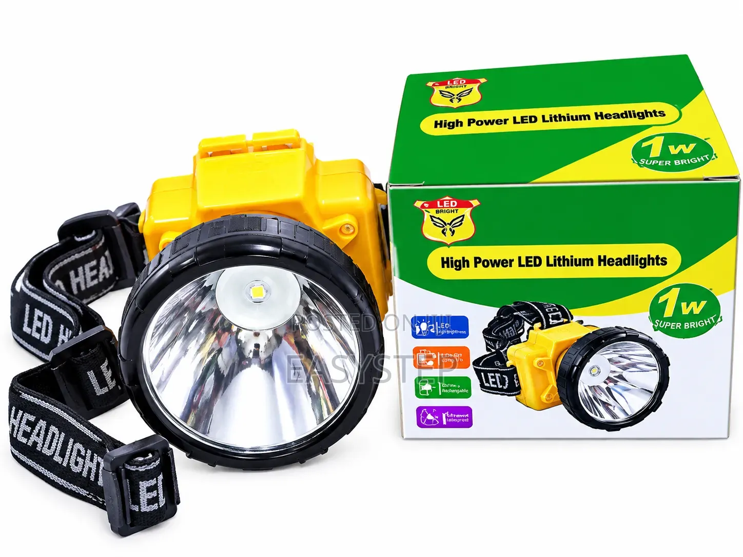 LED Headlamp / Headlight Rechargeable