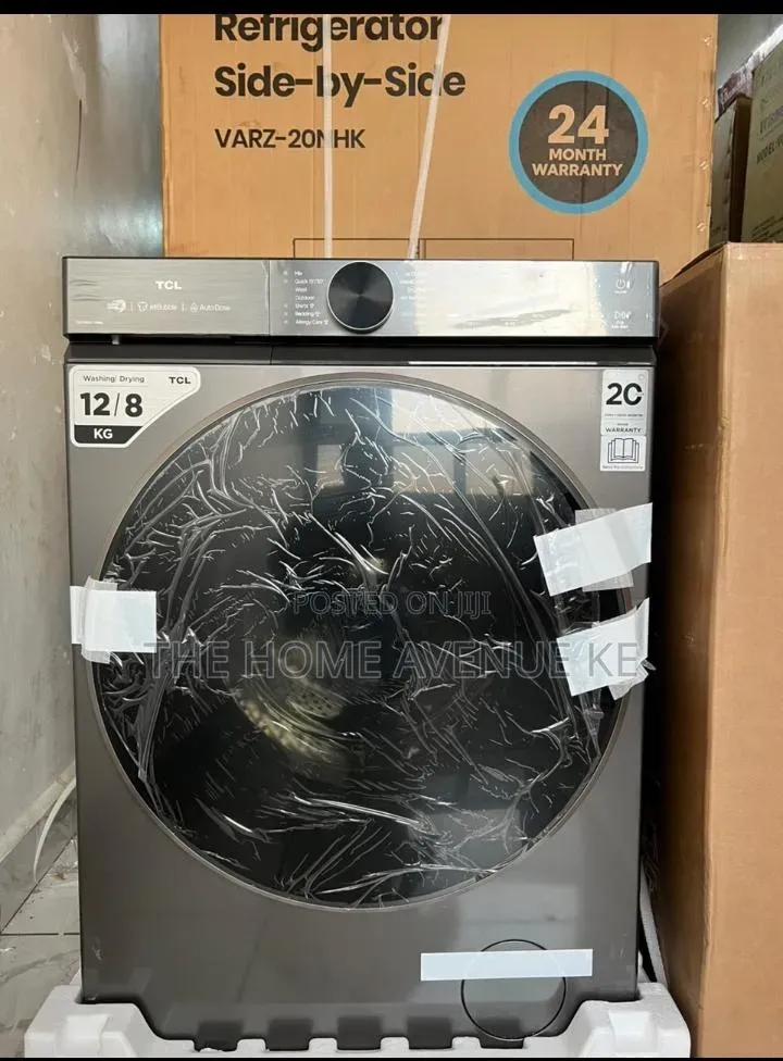 TCL 12/8kg Wash and Dry Front Load Washing Machine