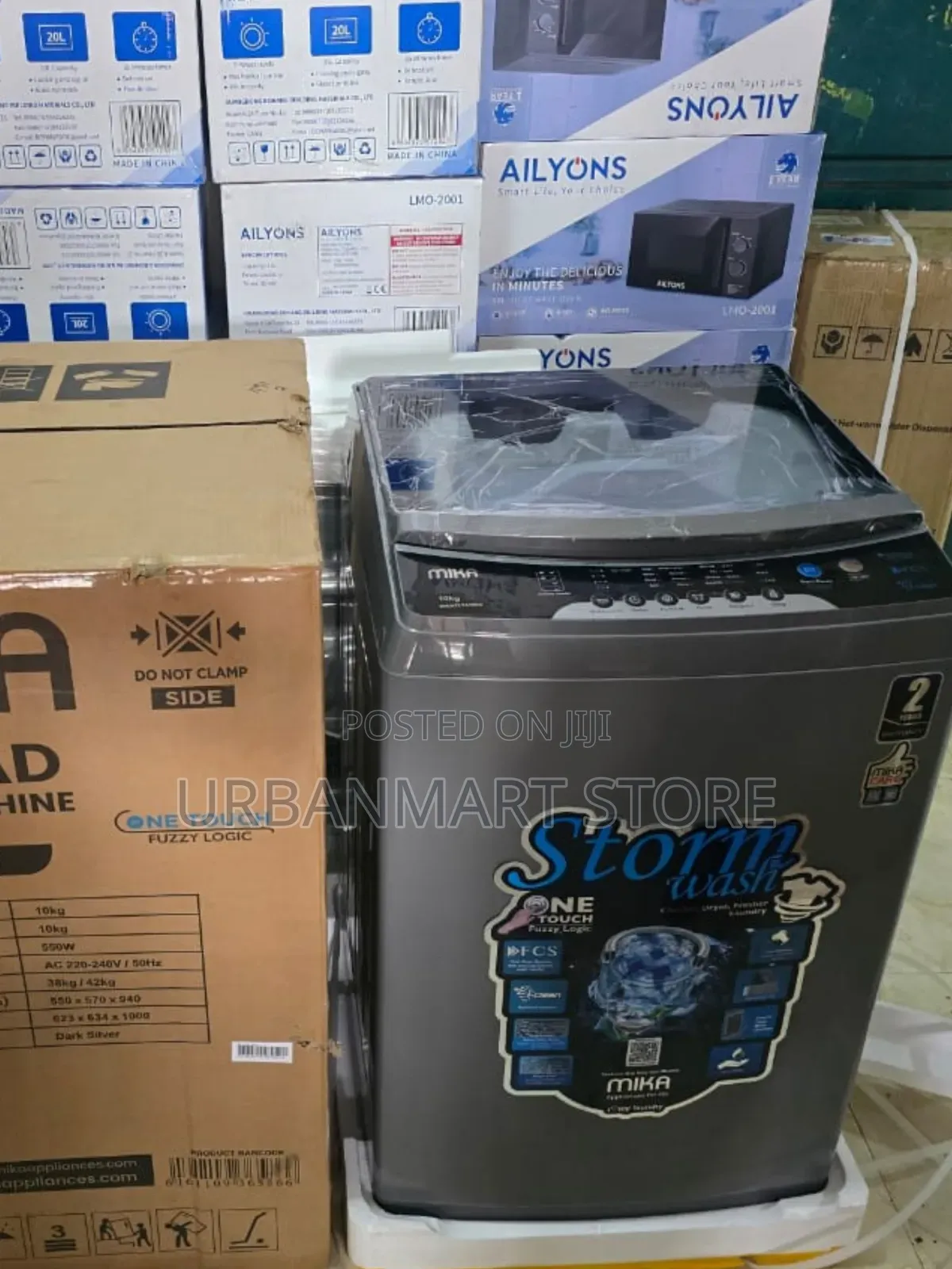Mika 10KG Fully Automatic Top Load Washing Machine