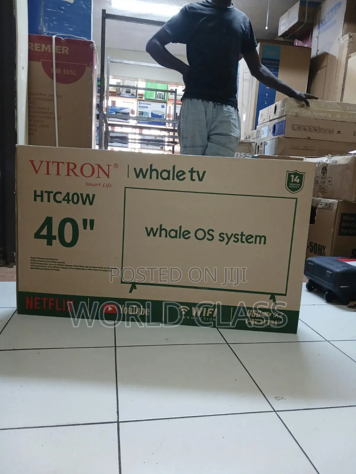 Vitron 40-Inch Smart Whale TV (Model HTC40W) Running on the Whale OS