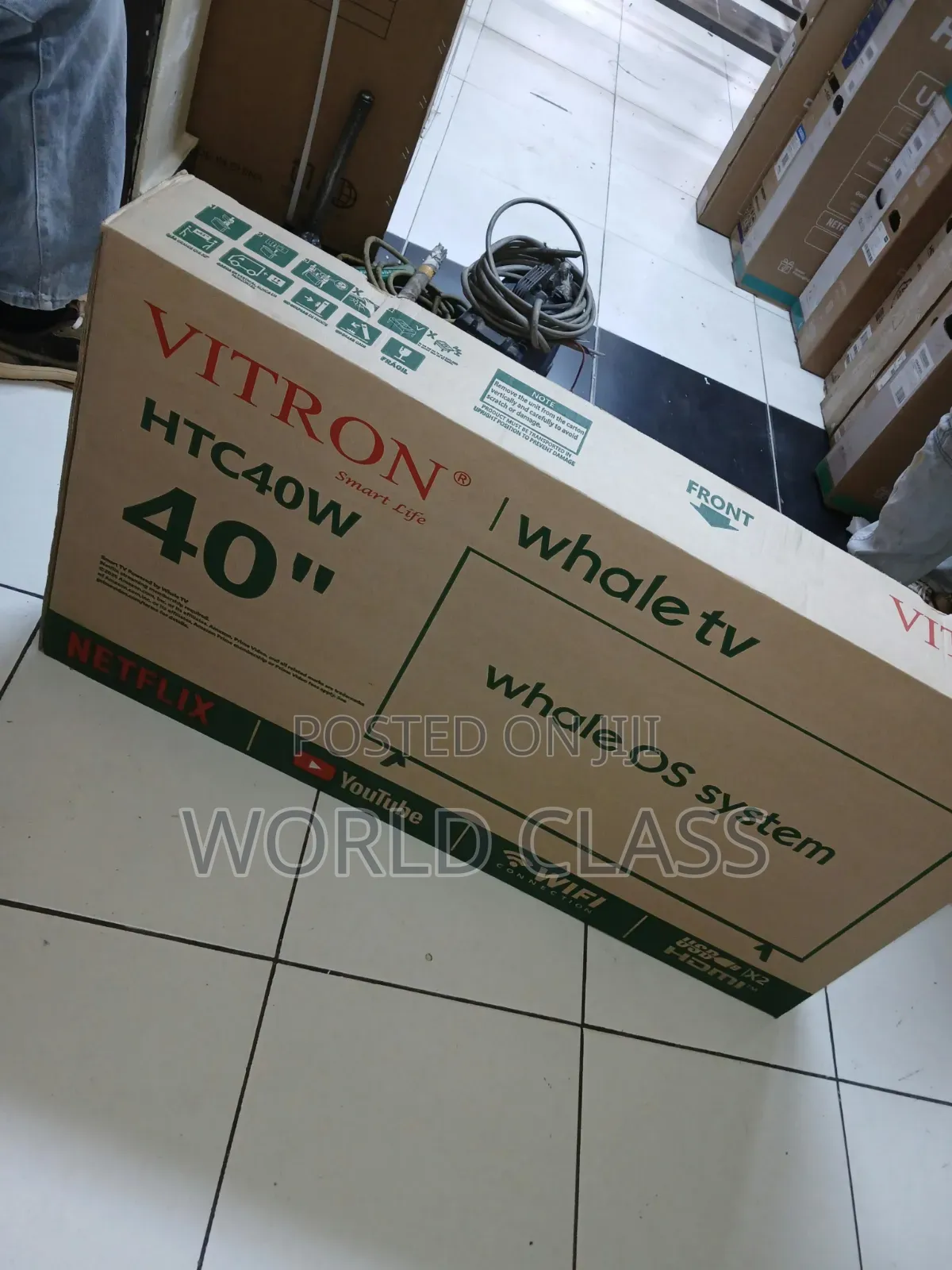 Vitron 40-Inch Smart Whale TV (Model HTC40W) Running on the Whale OS