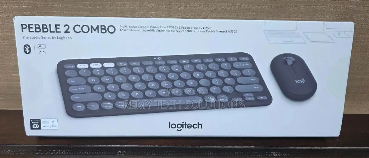 Logitech Pebble 2 Bluetooth Keyboard and Mouse Combo