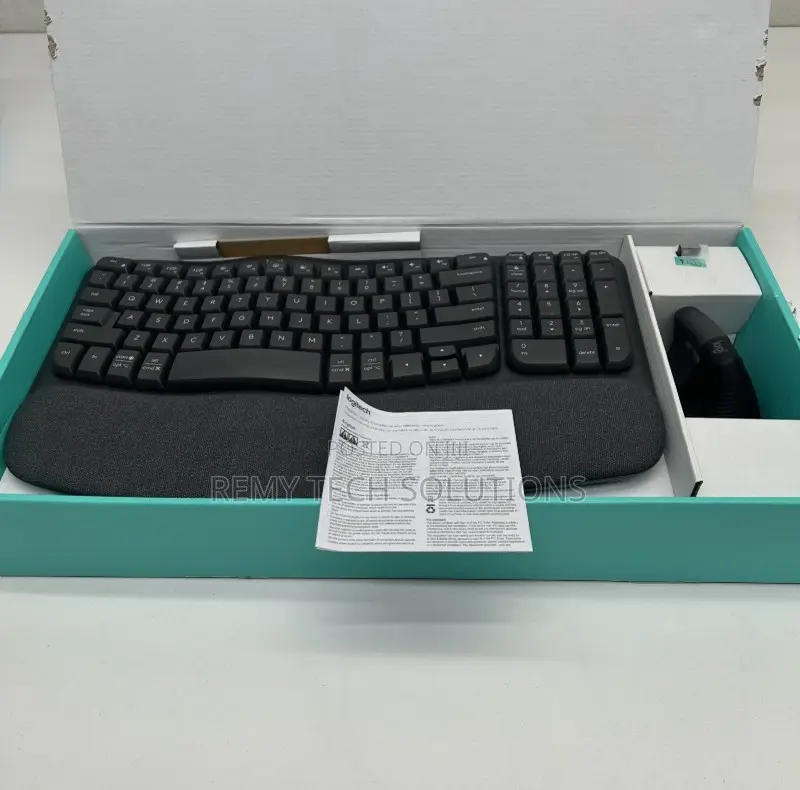 Logitech Wave Keys Lift Combo Wireless and Bluetooth Keyboard Mouse