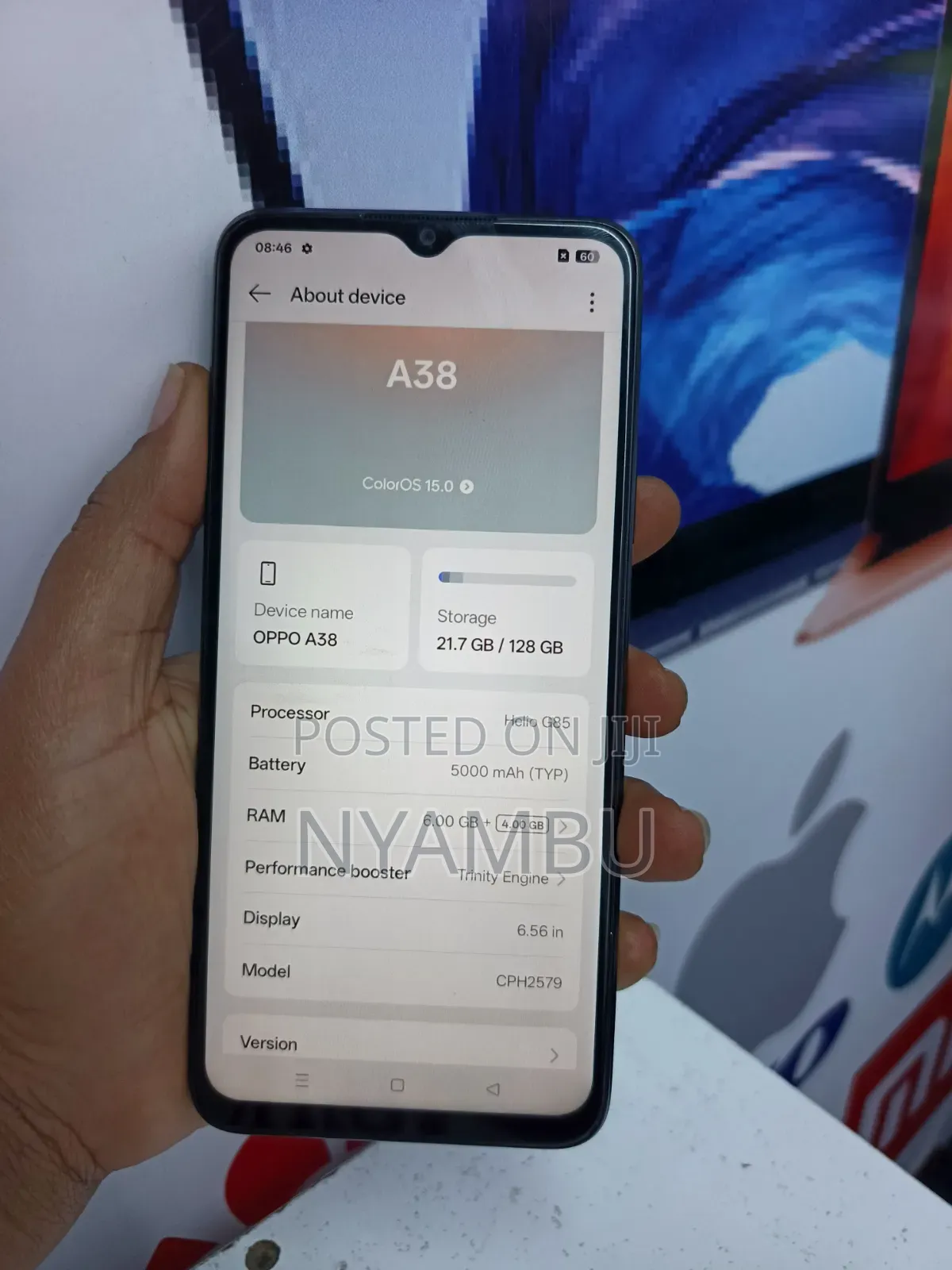 Oppo A38 128 GB Black