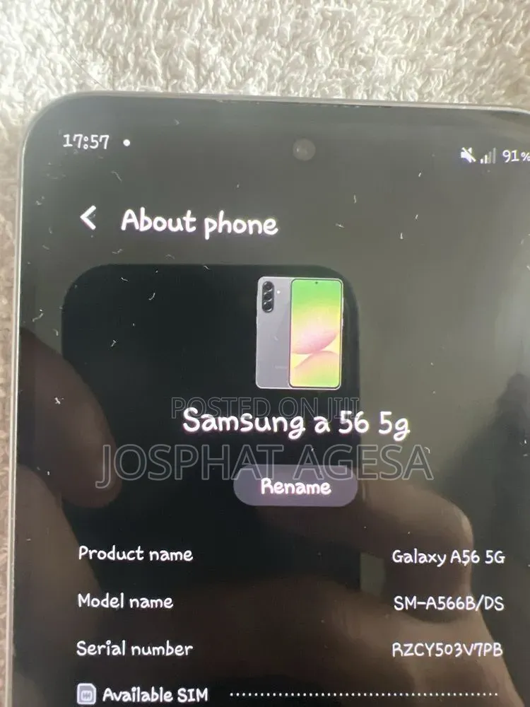 Samsung Galaxy A56 256 GB Black