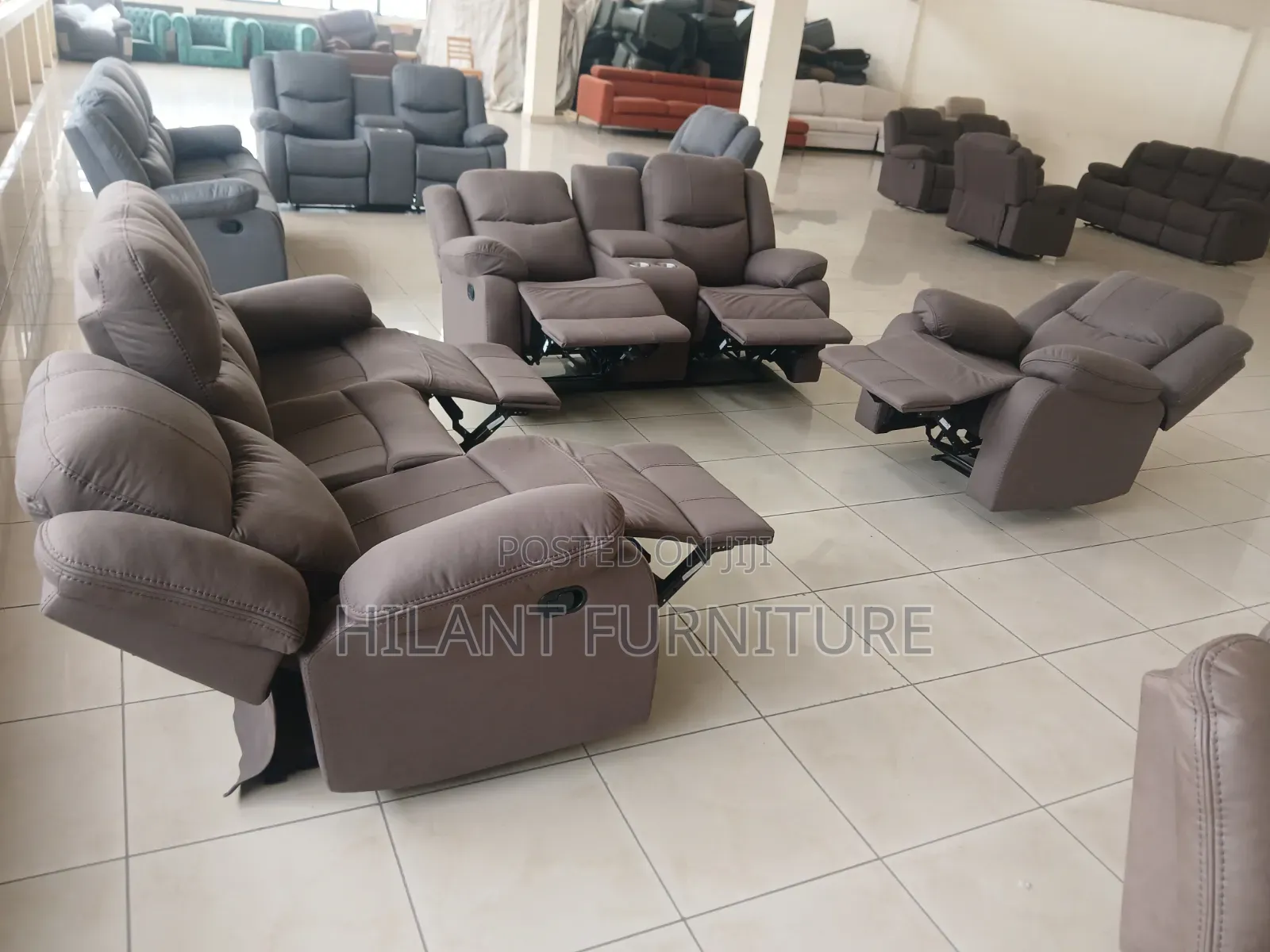 Elegant Luxury 6-Seater Recliner Sofa