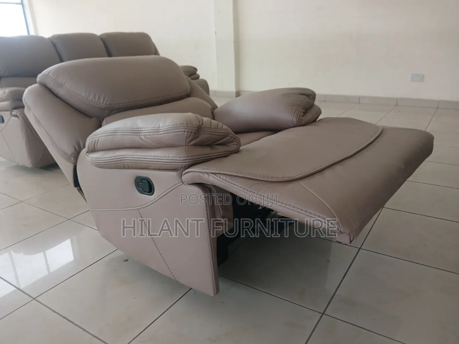 Sofa Fabric 1-Seater Reclining Sofa