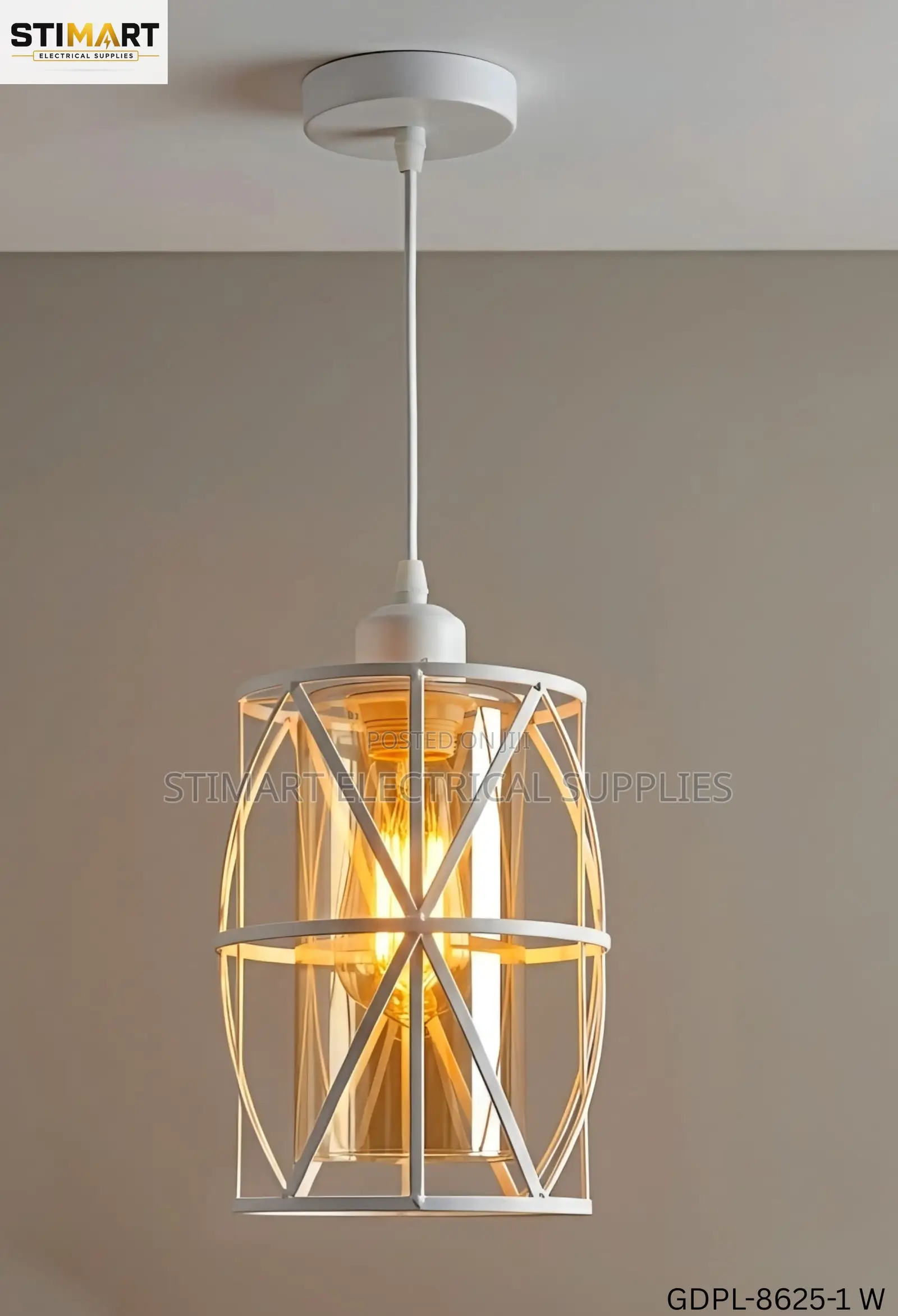 Elegant White Pendant Light