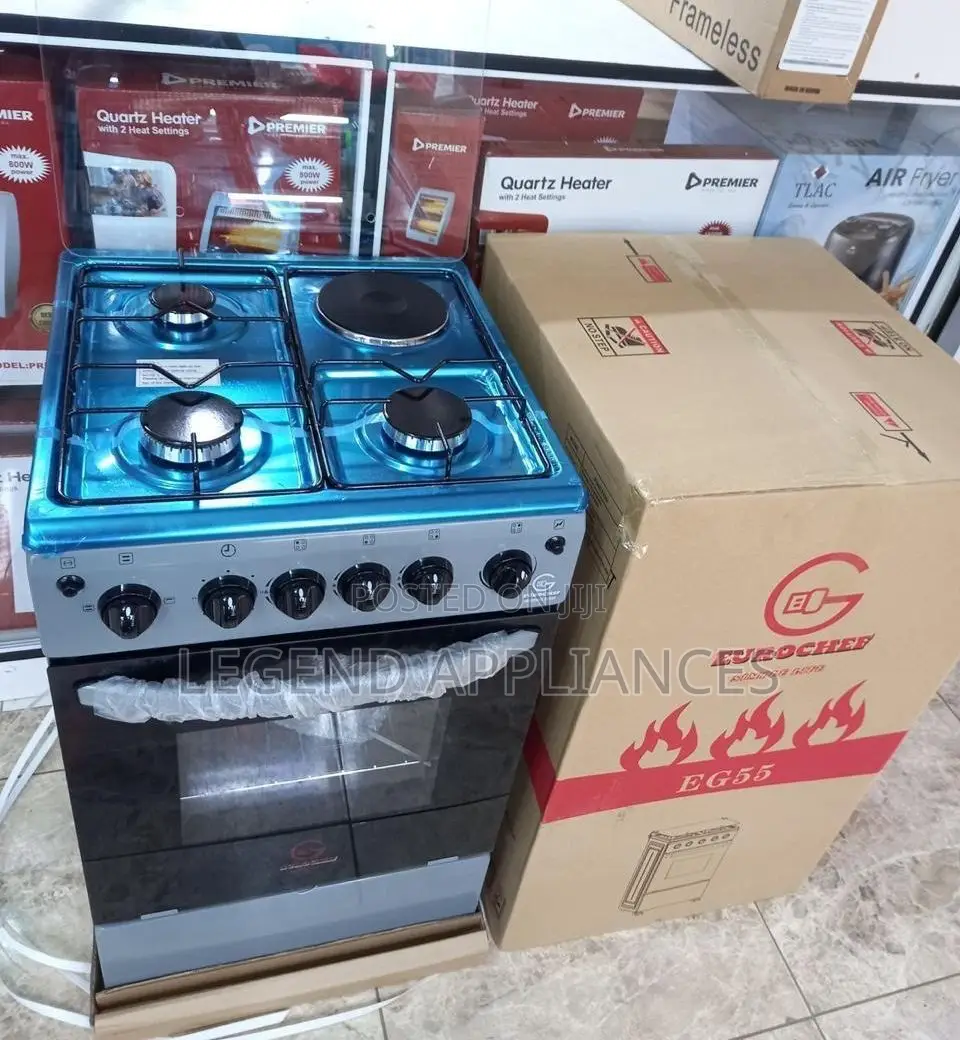 Eurochef 50*55 3+1 Cooker With Electric Oven