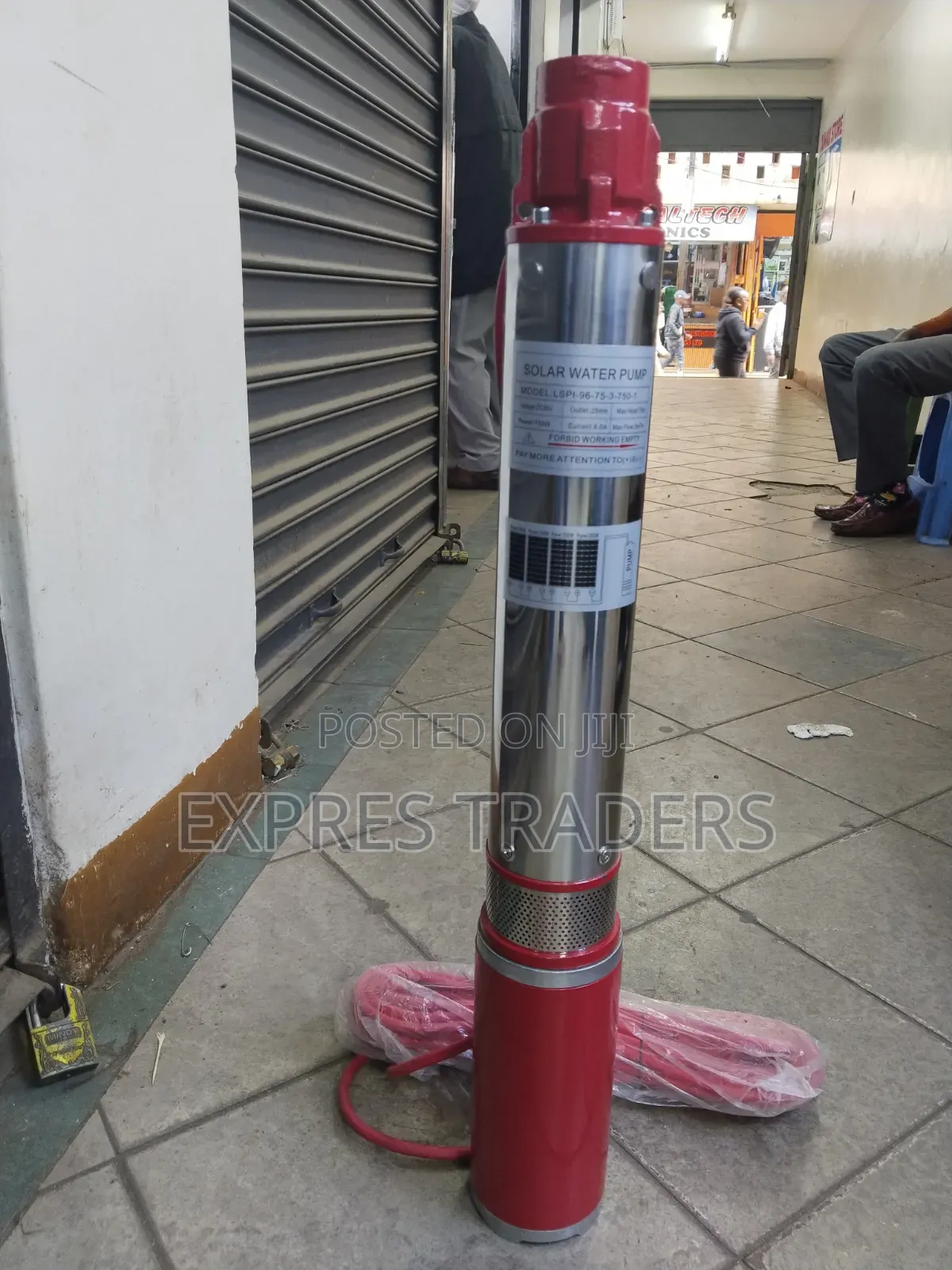 75 M Height,750 W Pure Solar Power: Submersible Water Pump! 