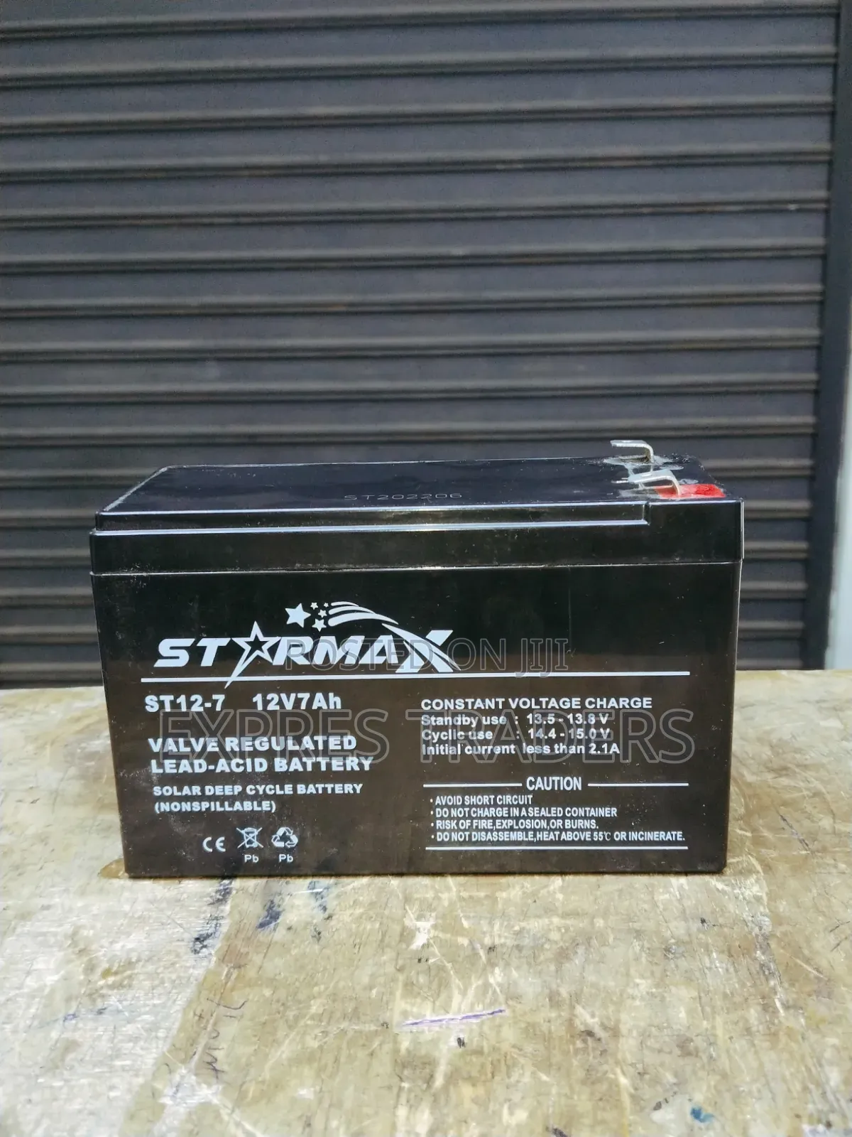 STARMAX 12V 7Ah Solar Deep Cycle Battery! 
