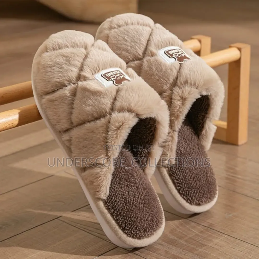Warm Fleece Indoor Slippers