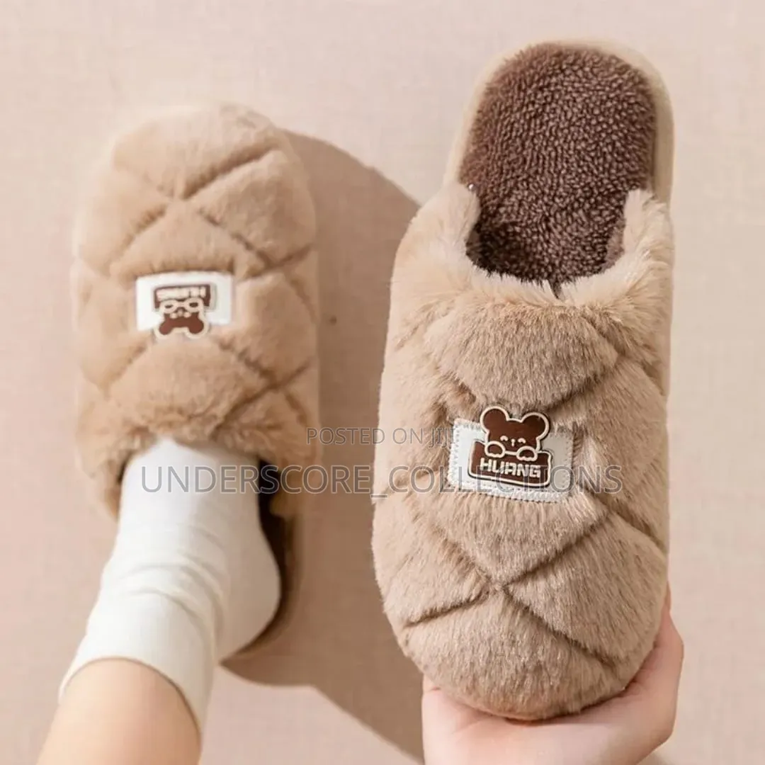 Warm Fleece Indoor Slippers