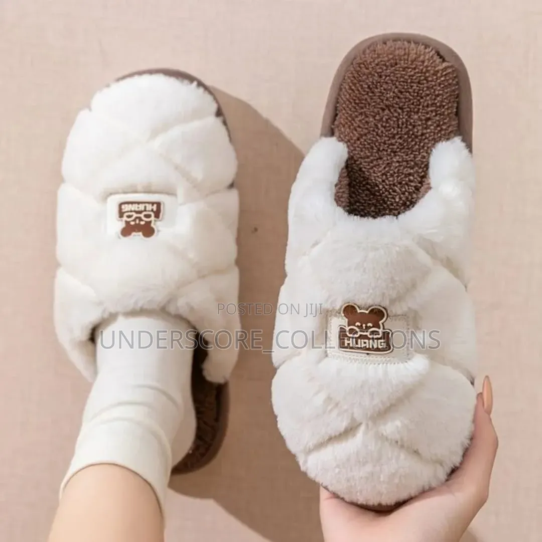 Warm Fleece Indoor Slippers