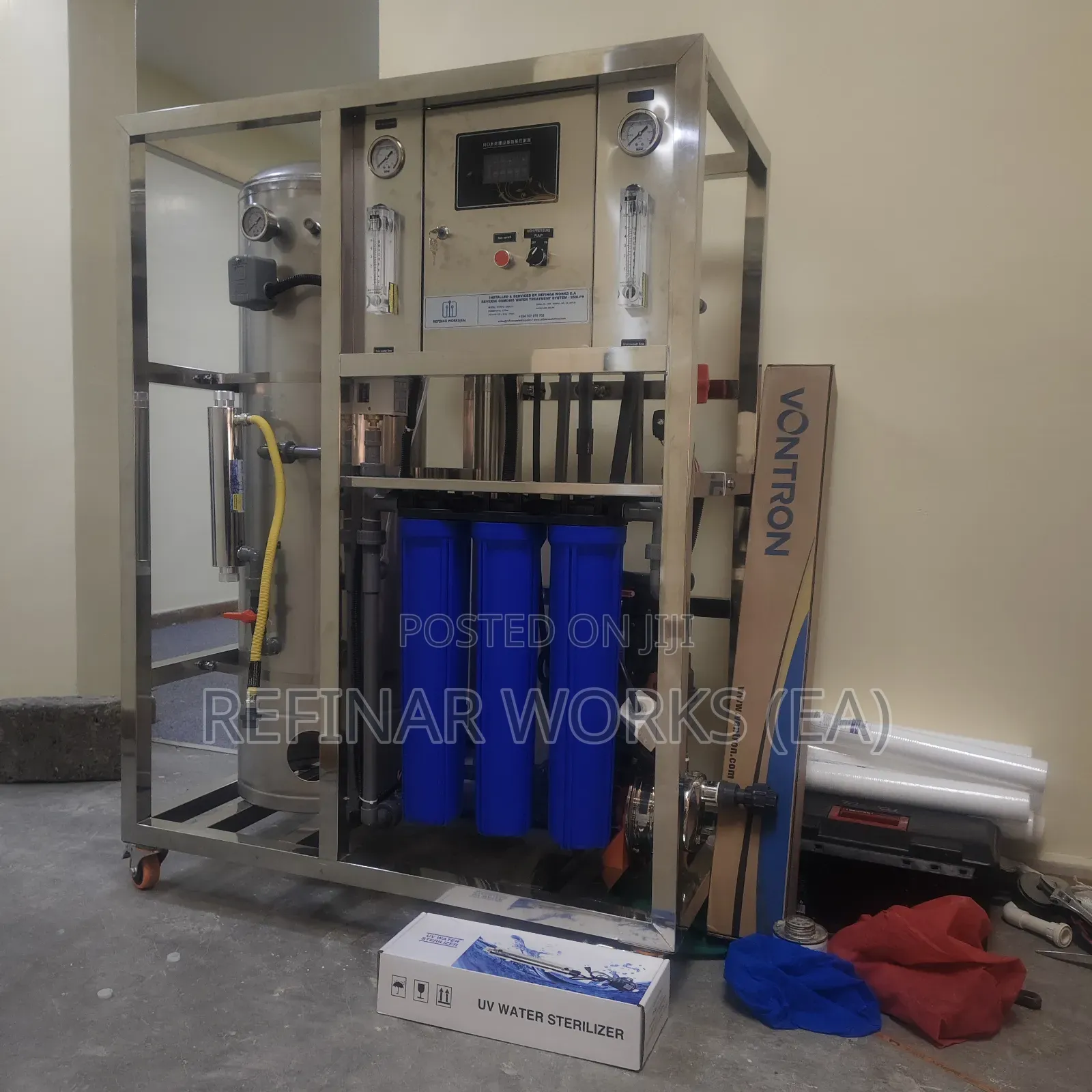High-Capacity Staff Drinking Water Purification System