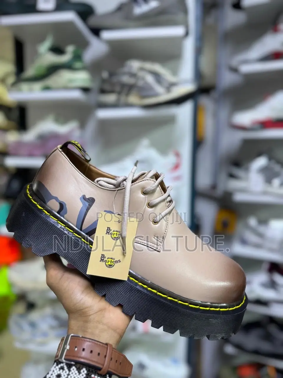 Dr. Martens X a Bathing Ape X Mastermind Japan 1461 Platform Shoe