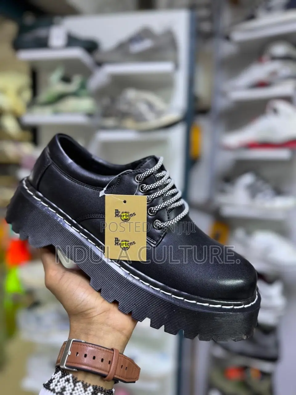 Dr. Martens X a Bathing Ape X Mastermind Japan 1461 Platform Shoe