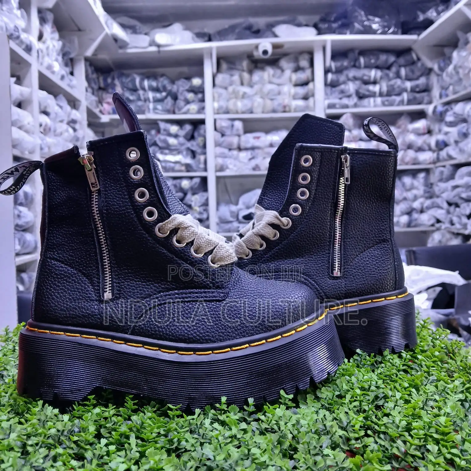 Dr. Martens 1460 Bex Smooth Leather Platform Boots