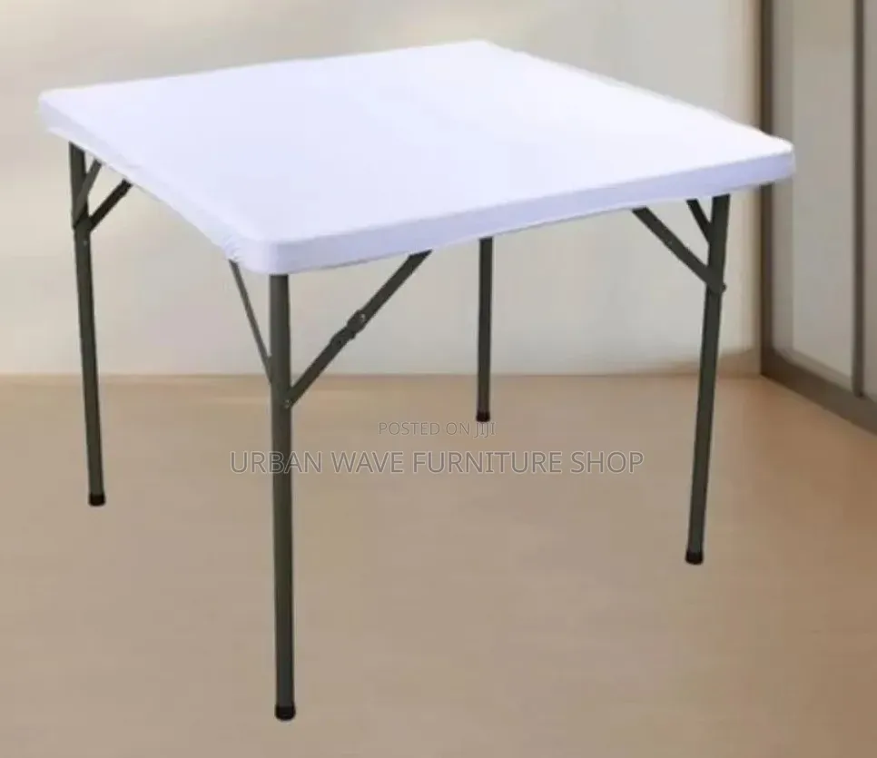 Outdoor White Foldable Tables