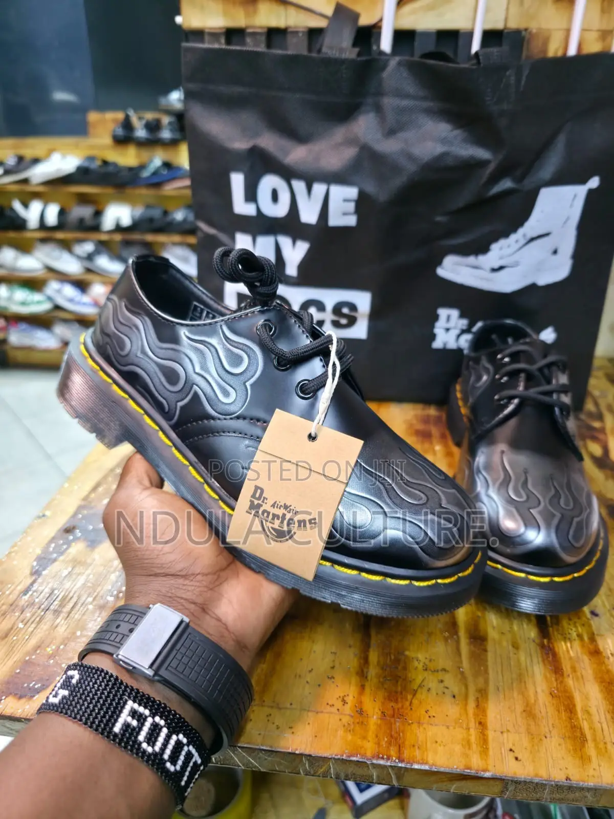 Dr. Martens 1461 Inferno Lace-Up Leather Shoe